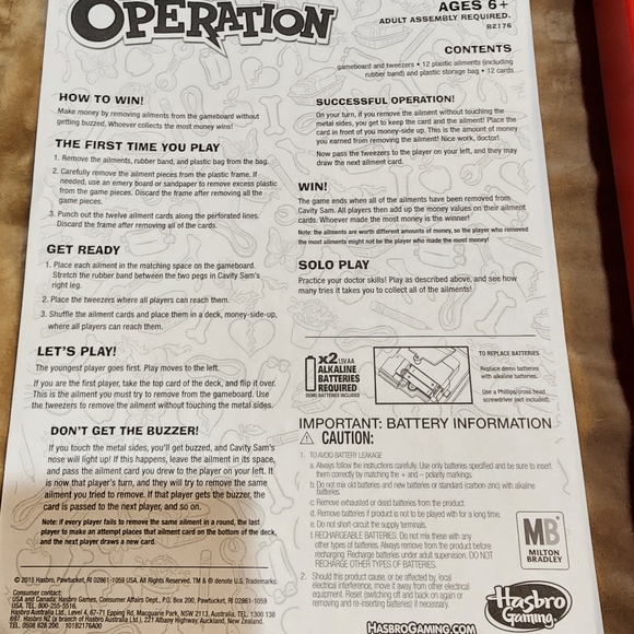 VGC Operation Game w all pieces! - Picture 8 of 9